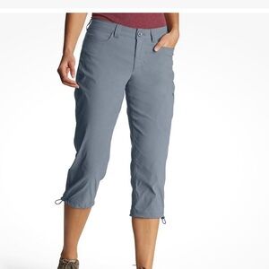 Eddie Bauer Women Plus Rainier Capris, Graphite Rainier, size 24, NWT